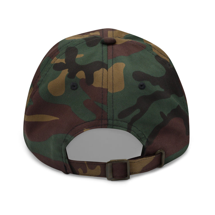 Gone fishing in Camo - Dad hat - Oddhook